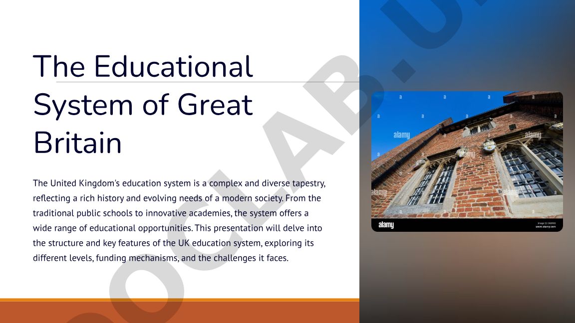 The Educational System of Great Britain