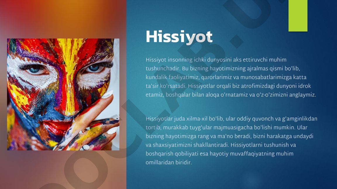 Hissiyotlar: tushunchasi, ahamiyati va boshqarish
