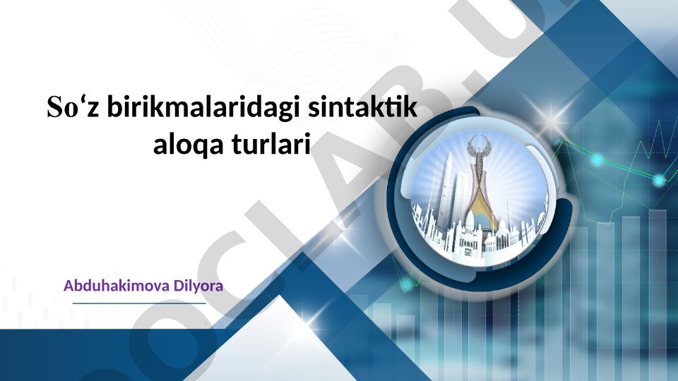 So‘z birikmalaridagi sintaktik aloqa turlari