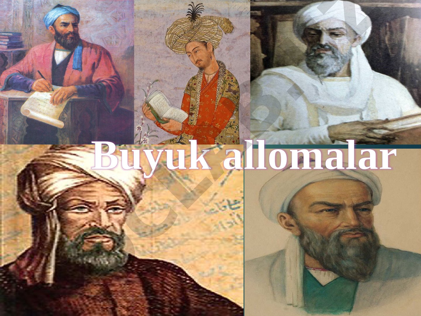 Buyuk allomalar - O'zbekiston buyuk allomalar yurti