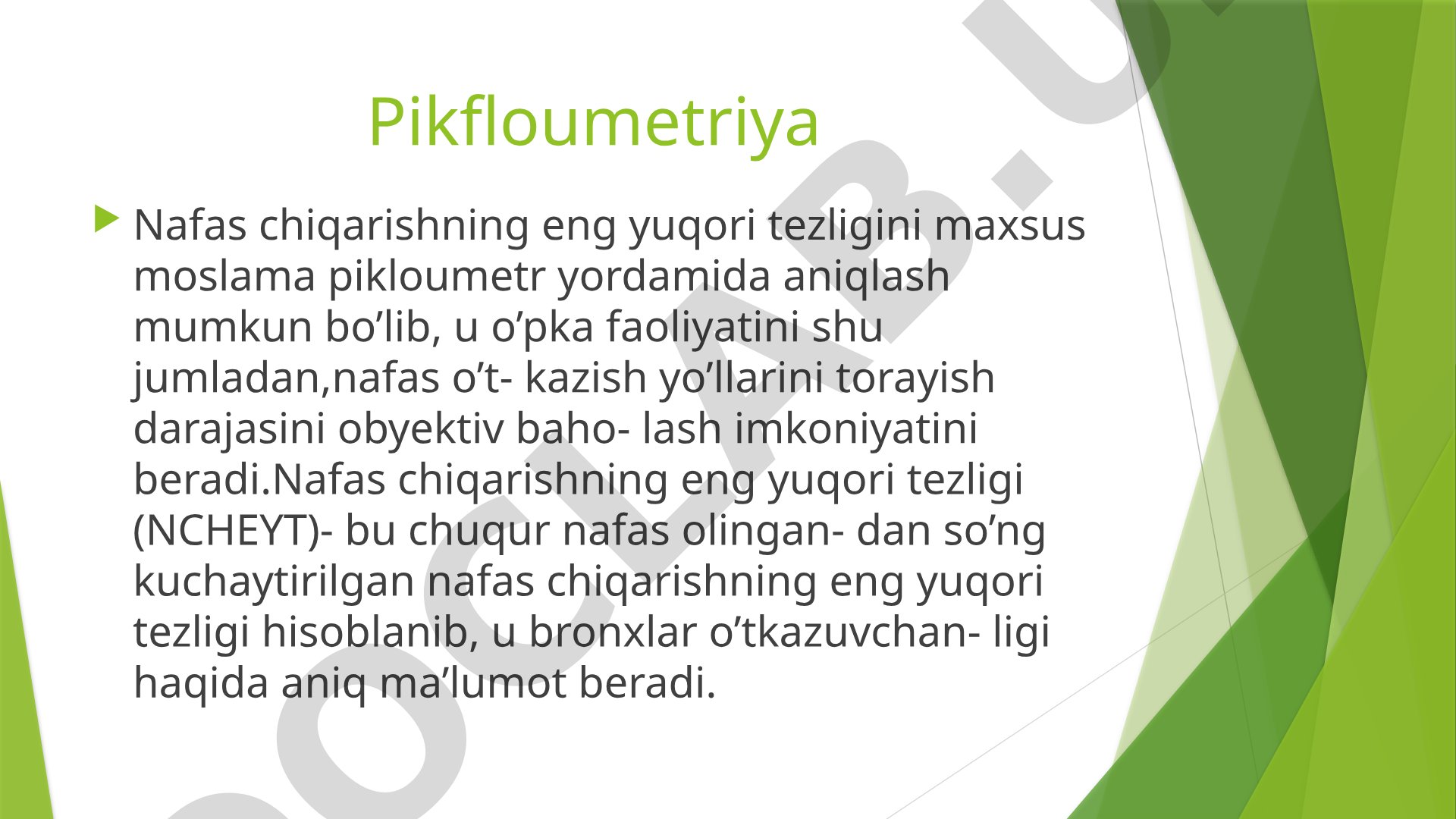 Pikfloumetriya