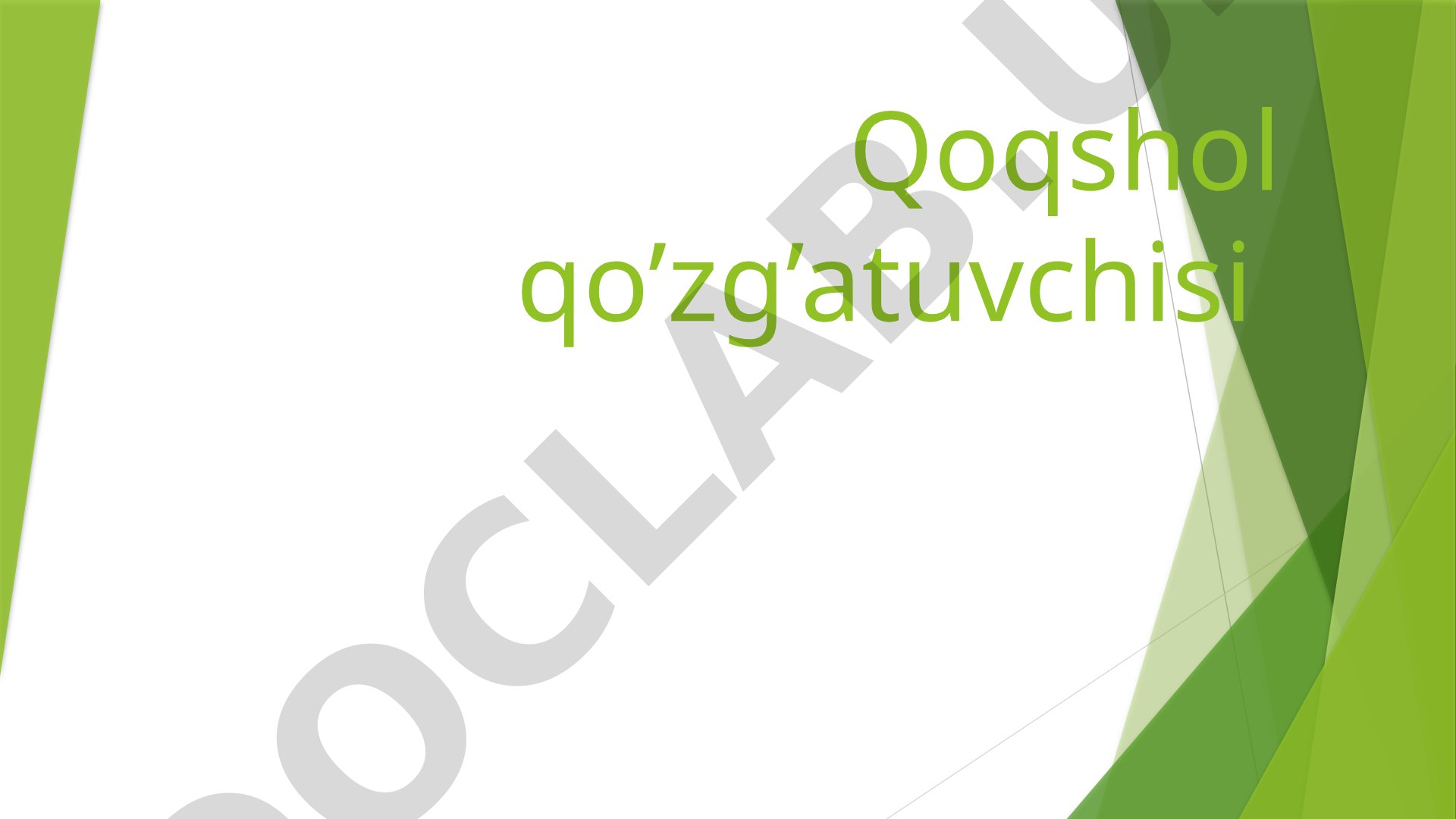 Qoqshol qo'zg'atuvchisi Clostridium tetani