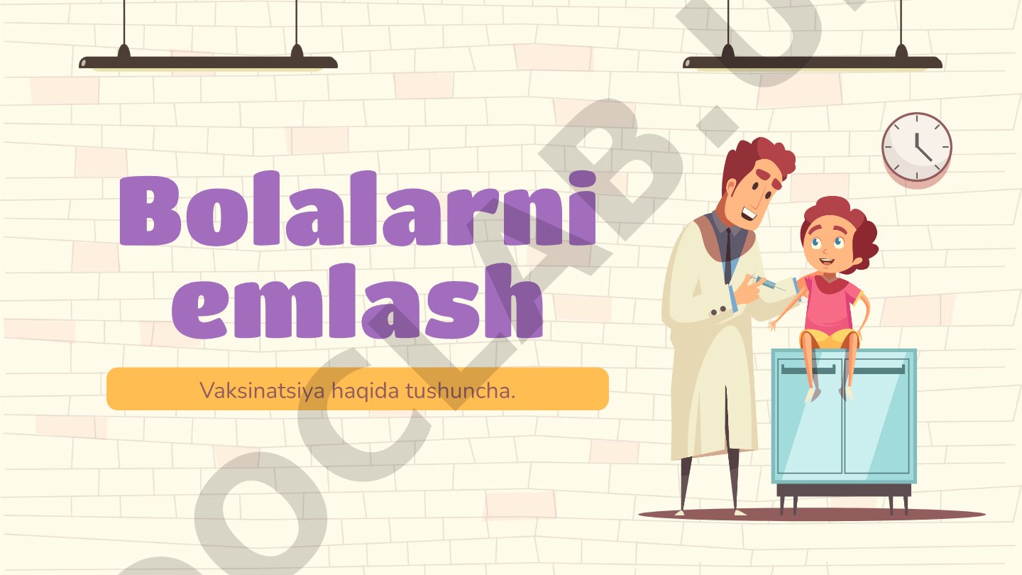 Bolalarni emlash va vaksinatsiya haqida tushuncha