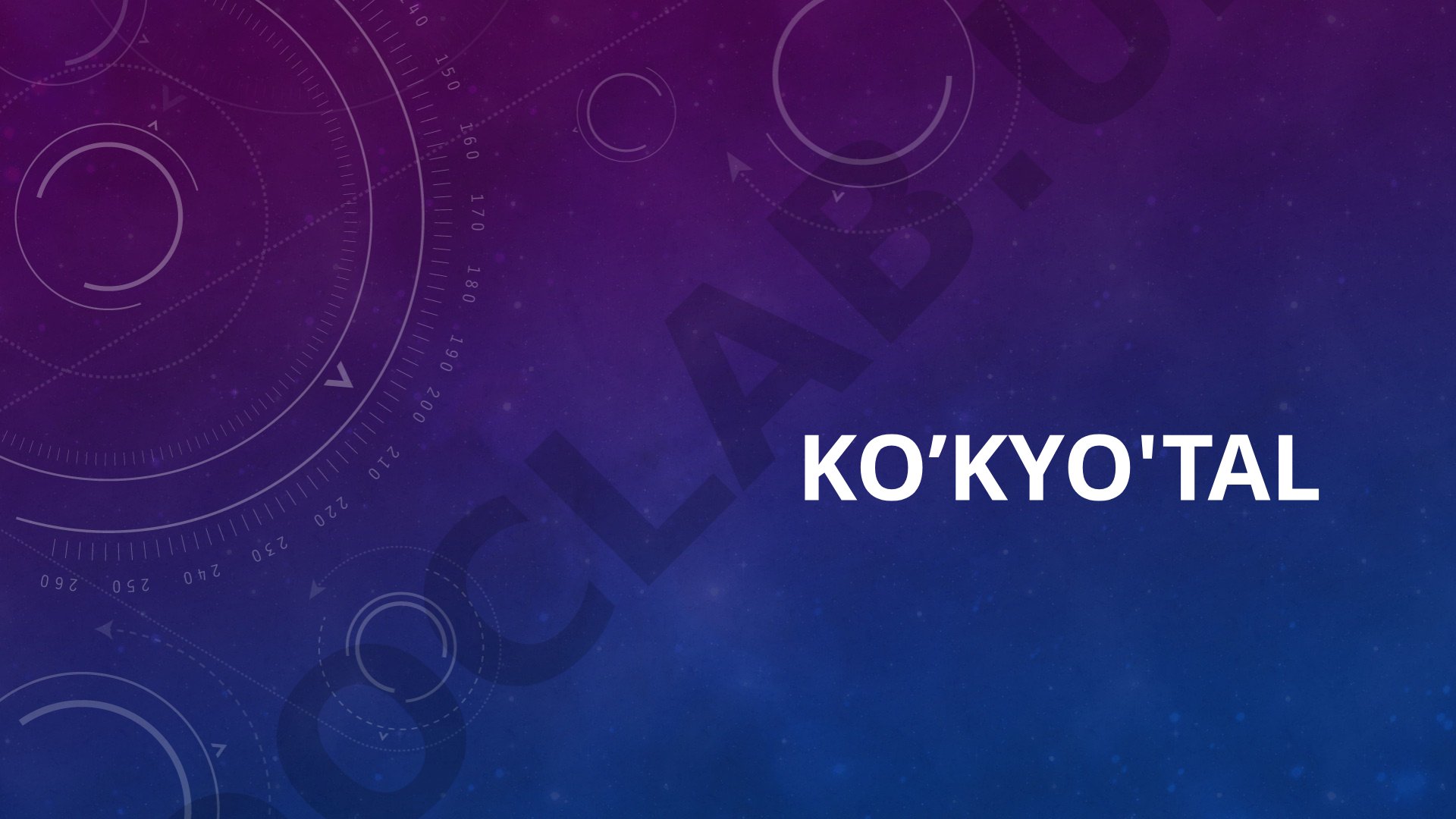 Ko'kyo'tal kasalligi klinikasi va davolash