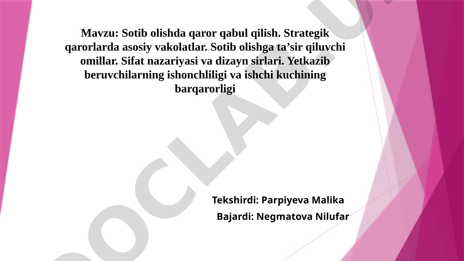 Sotib olishda qaror qabul qilish