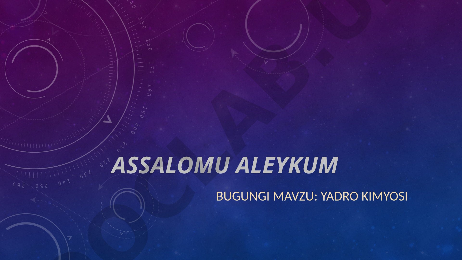 Yadro kimyosi va yadro tibbiyotining rivojlanishi