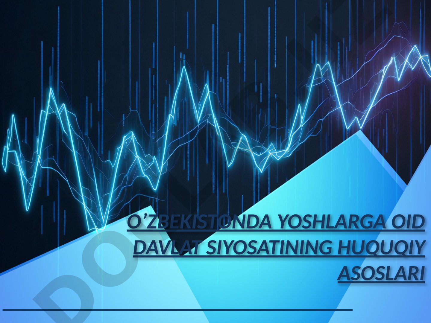 O'zbekistonda yoshlarga oid davlat siyosatining huquqiy asoslari