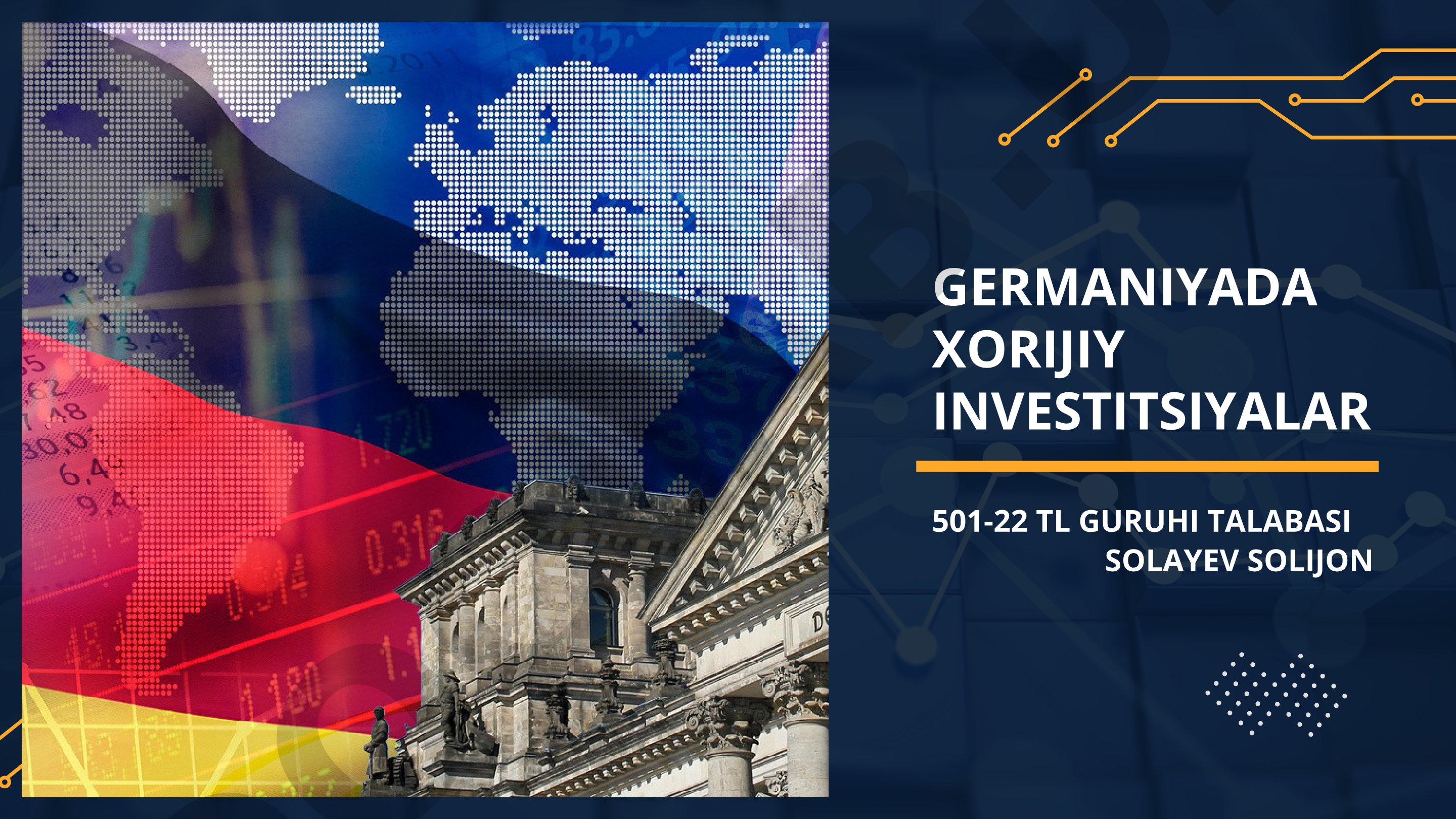 Germaniyada xorijiy investitsiyalar