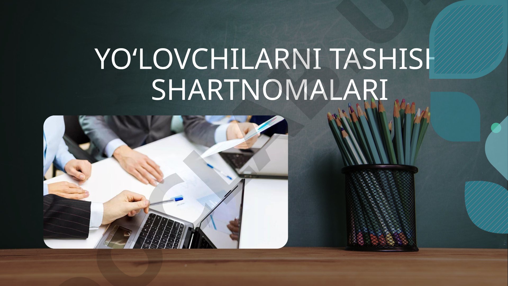 Yo‘lovchilarni tashish shartnomalari