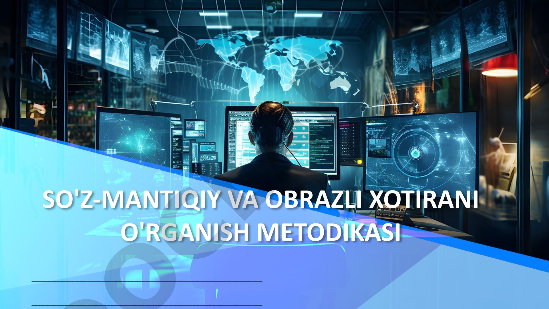 So'z-mantiqiy va obrazli xotirani o'rganish metodikasi