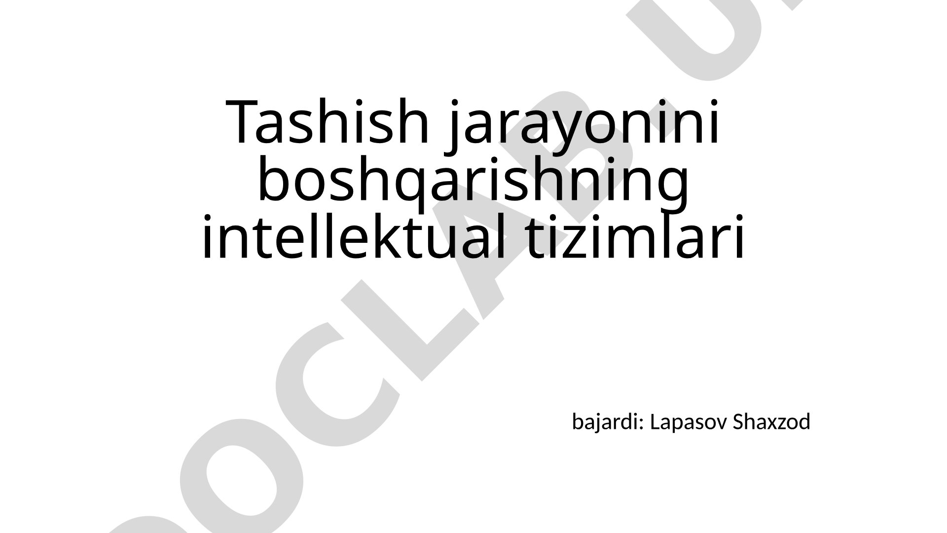 Konteyner tashishda xavfsizlik
