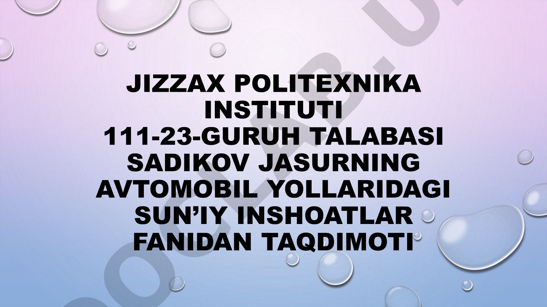 Yo'l ko'priklari, truba, galeriya va tonnellar konstruksiyalari tuzilishi haqida qo'shimcha materiallar topish
