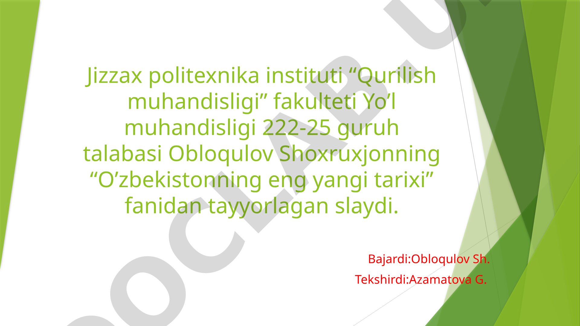 O'zbekistonning xalqaro tashkilotlar bilan hamkorlik aloqalari