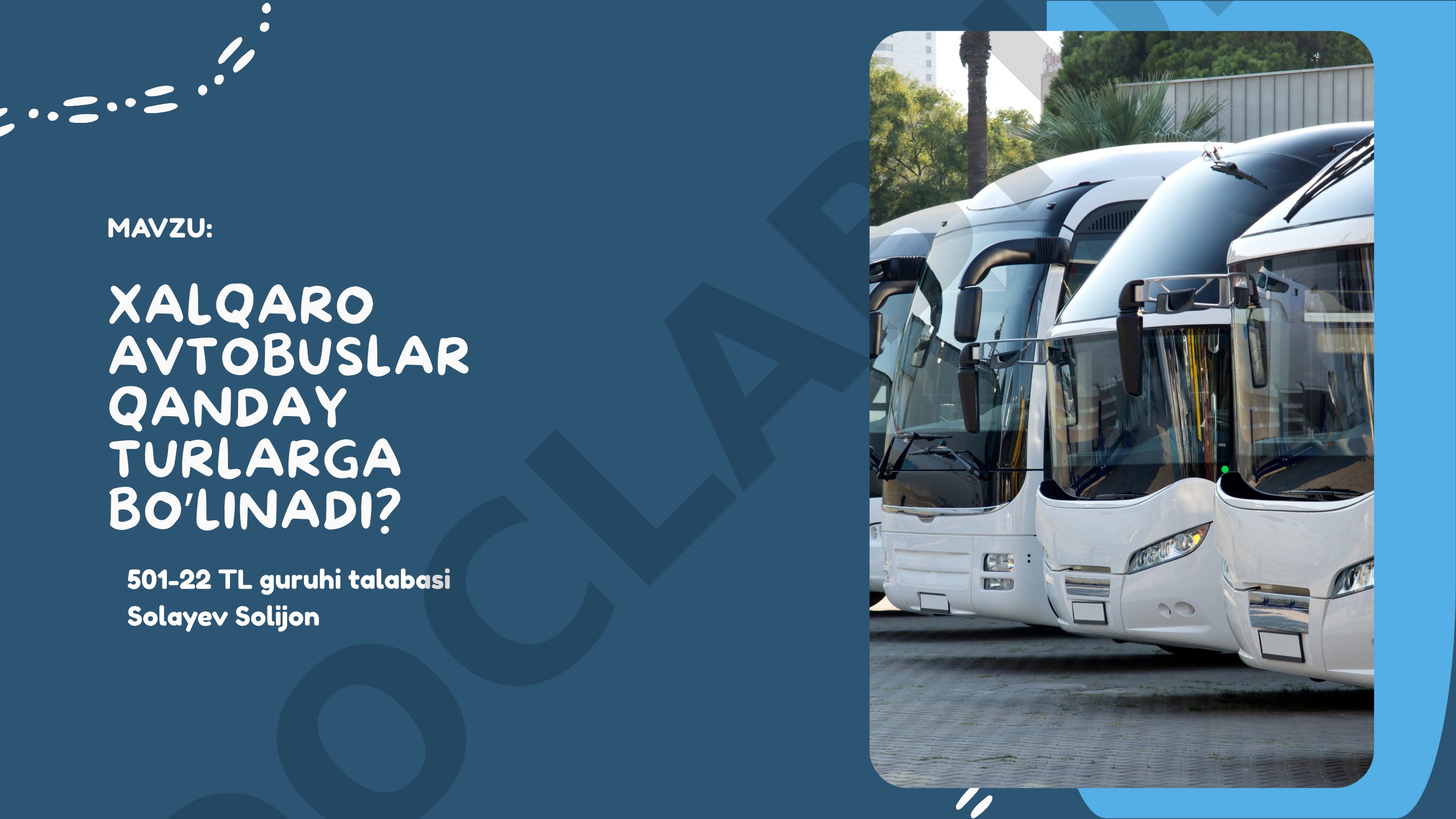 Xalqaro avtobuslar turlari