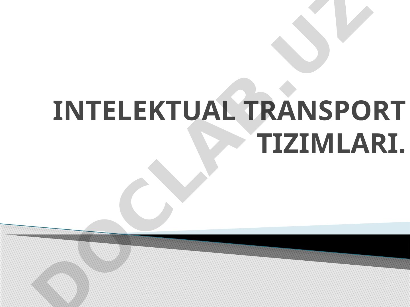 INTELEKTUAL TRANSPORT TIZIMLARI. MOTION-onlayn boshqariladigan tarmoqlarda svetafor signallarini optimallashtirish metodi