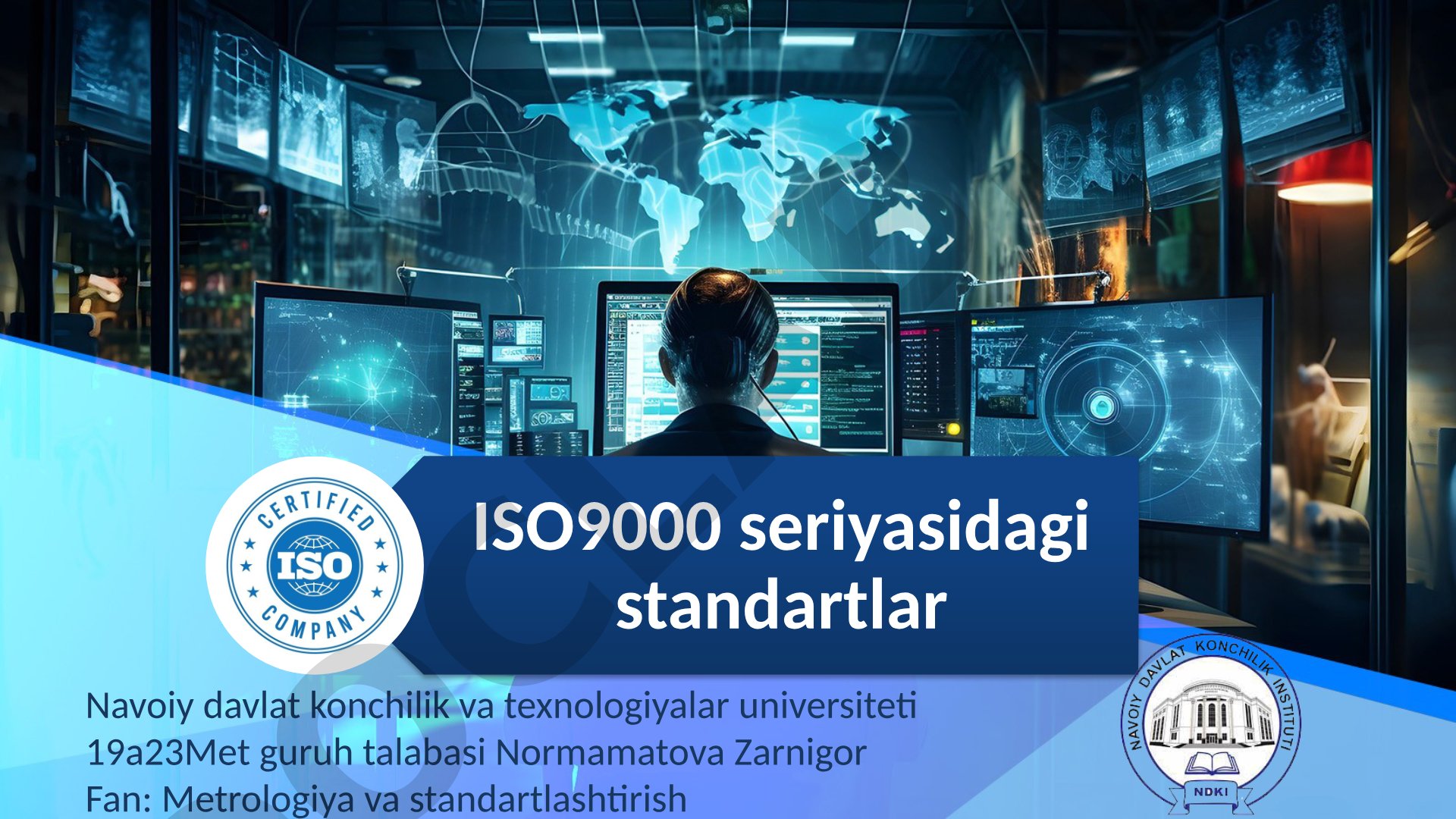 ISO9000 seriyasidagi standartlar