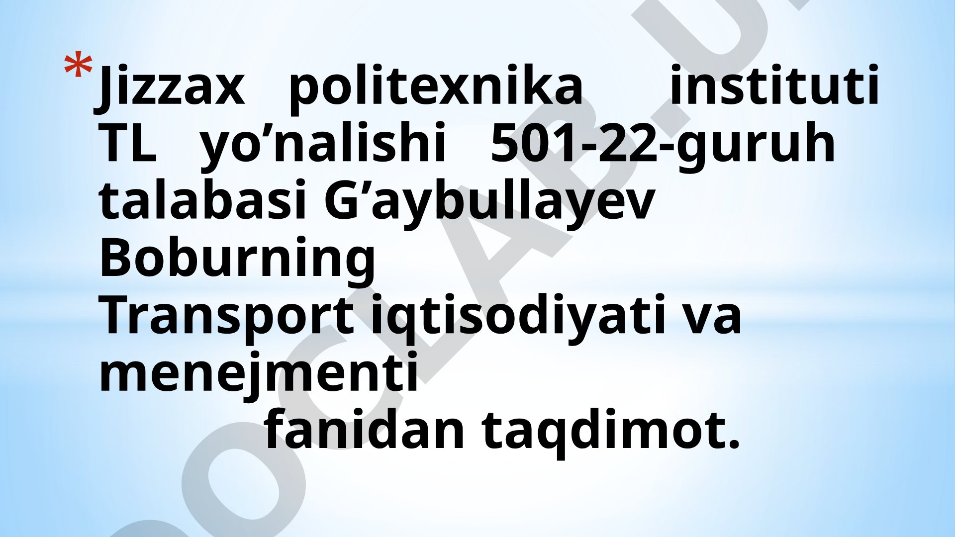 Boshqarishning umumiy va maxsus funksiyalari