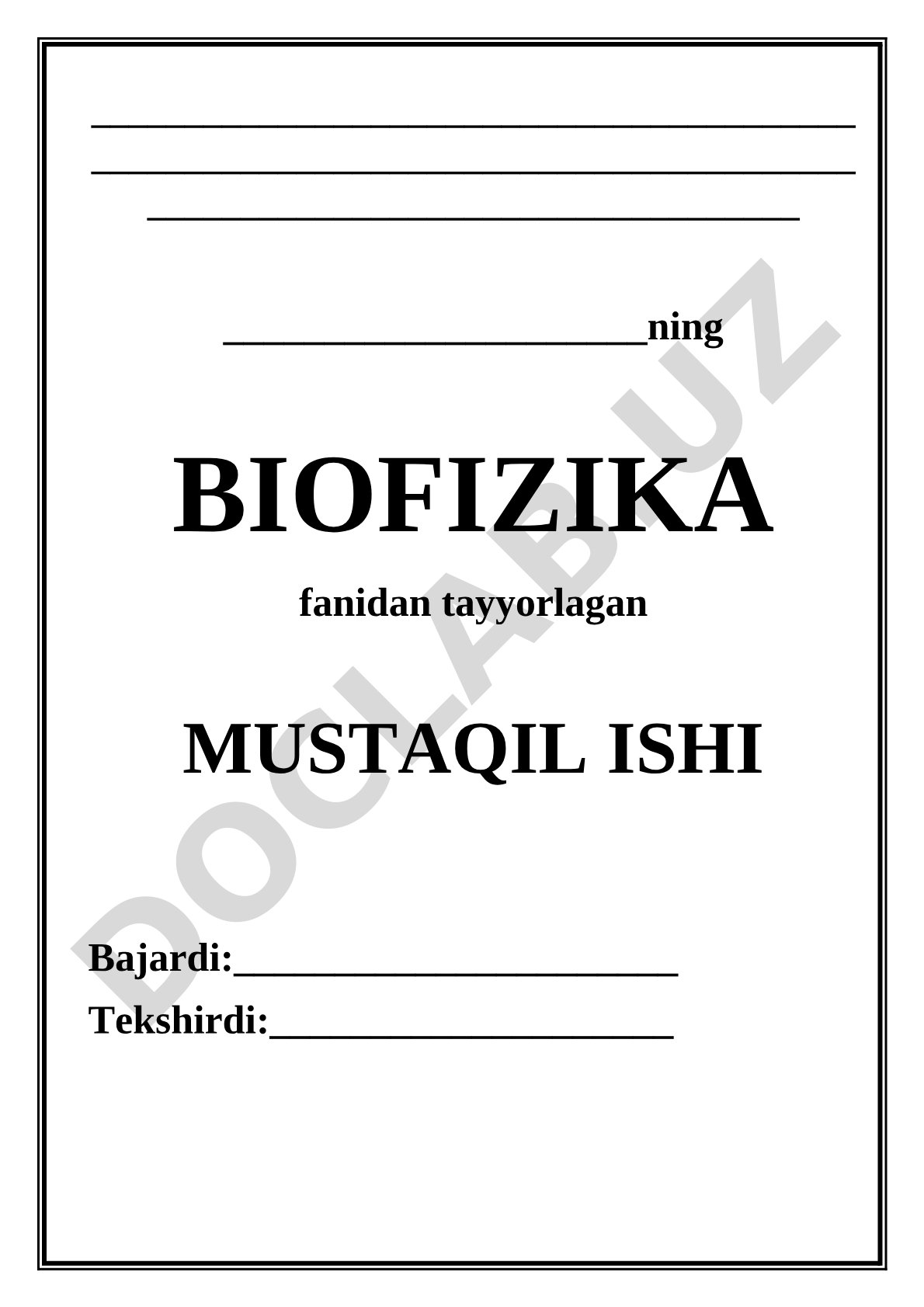 Suyak to'qimasining mexanik xossalari