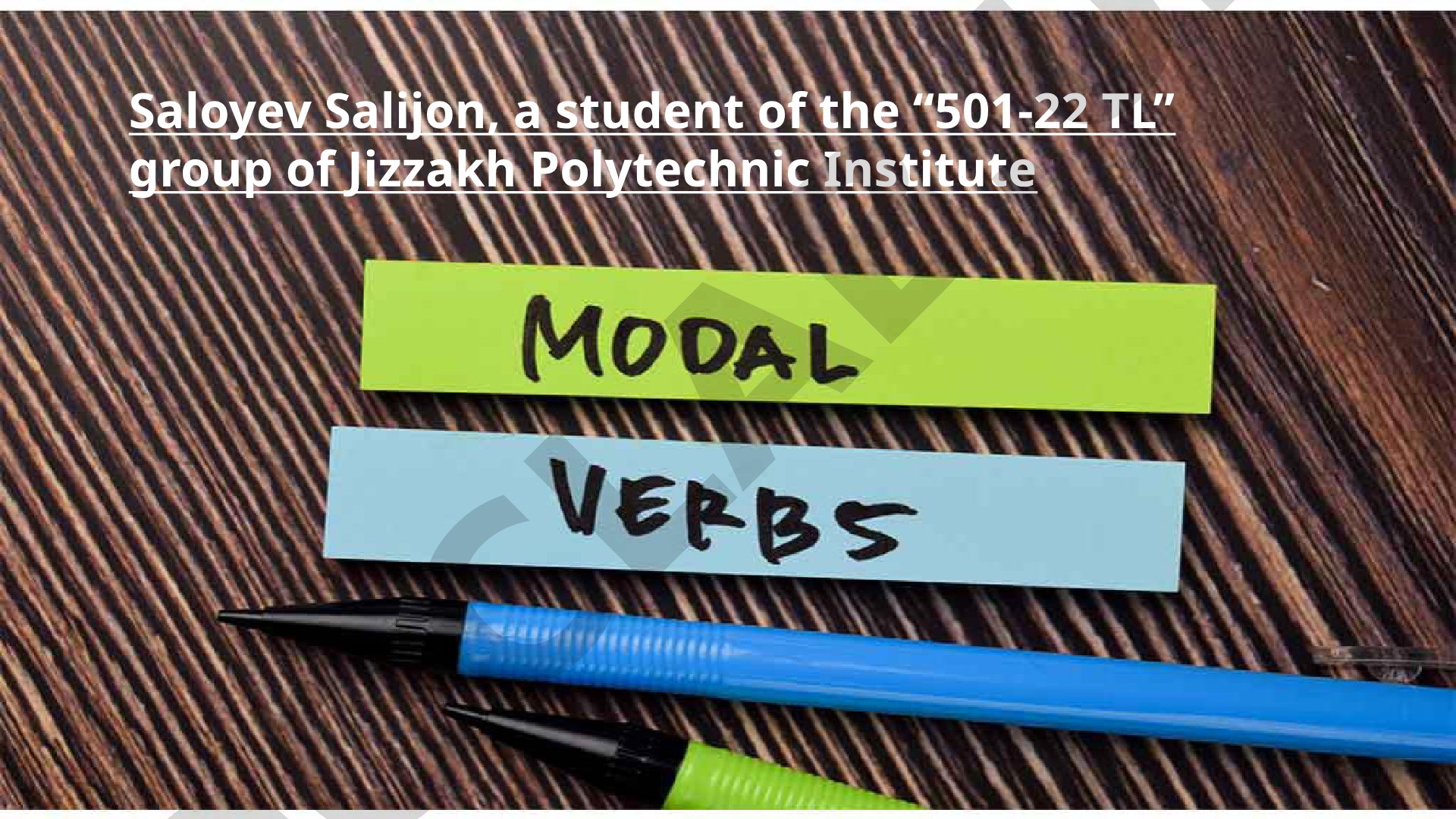 Modal Verbs