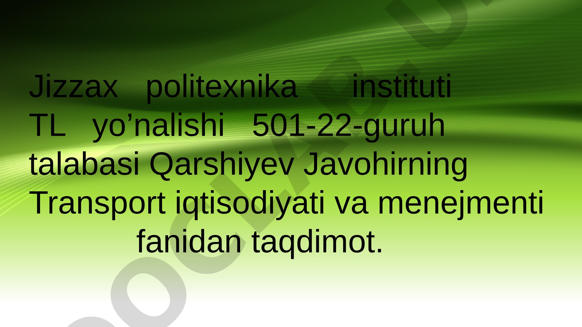 Korxona faoliyatini boshqarishda axborot almashinuvidan samarali foydalanish