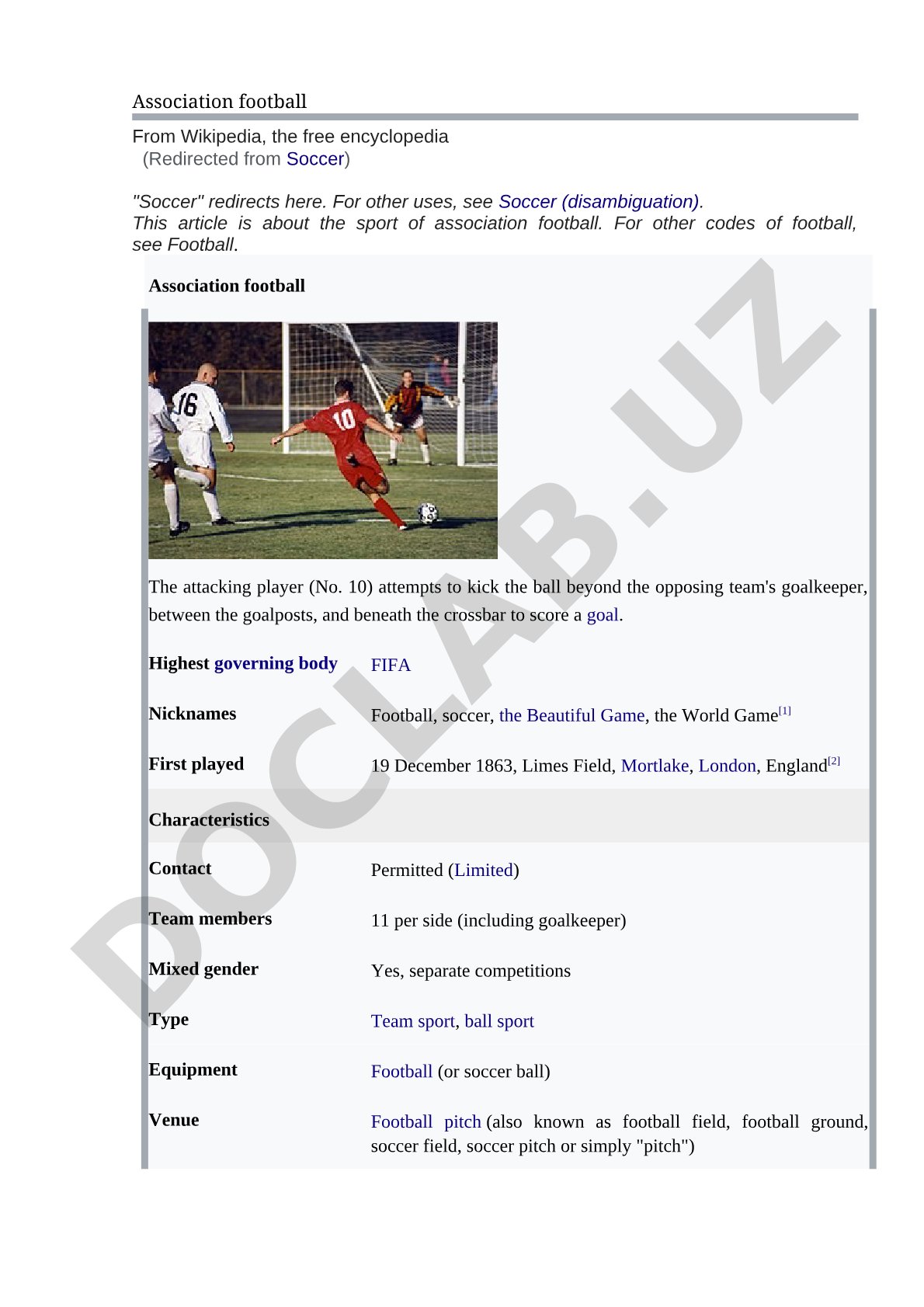 Association football