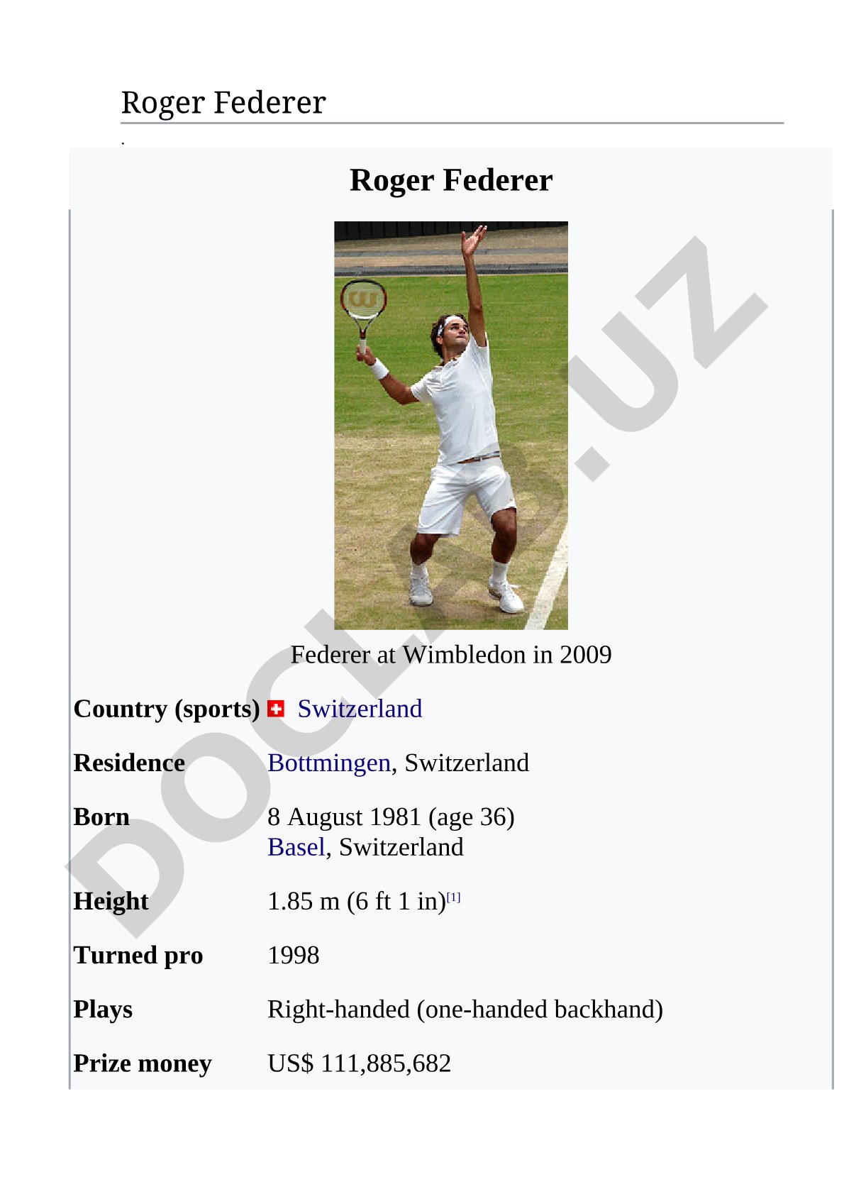 Roger Federer