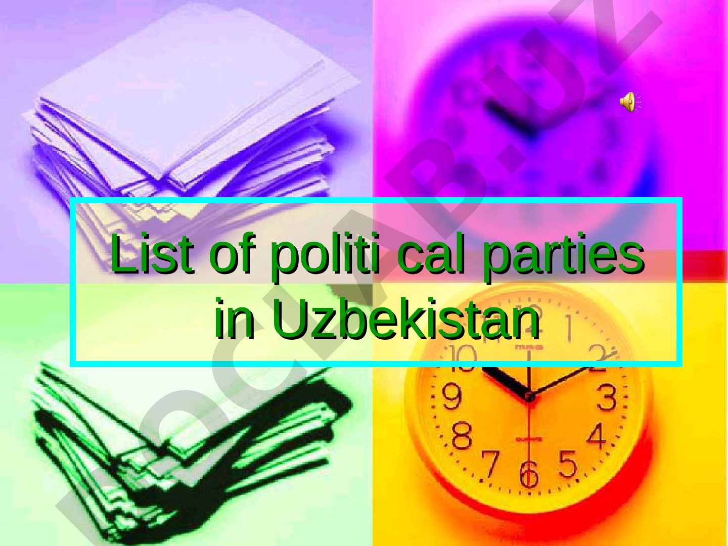 List of political parties in Uzbekistan