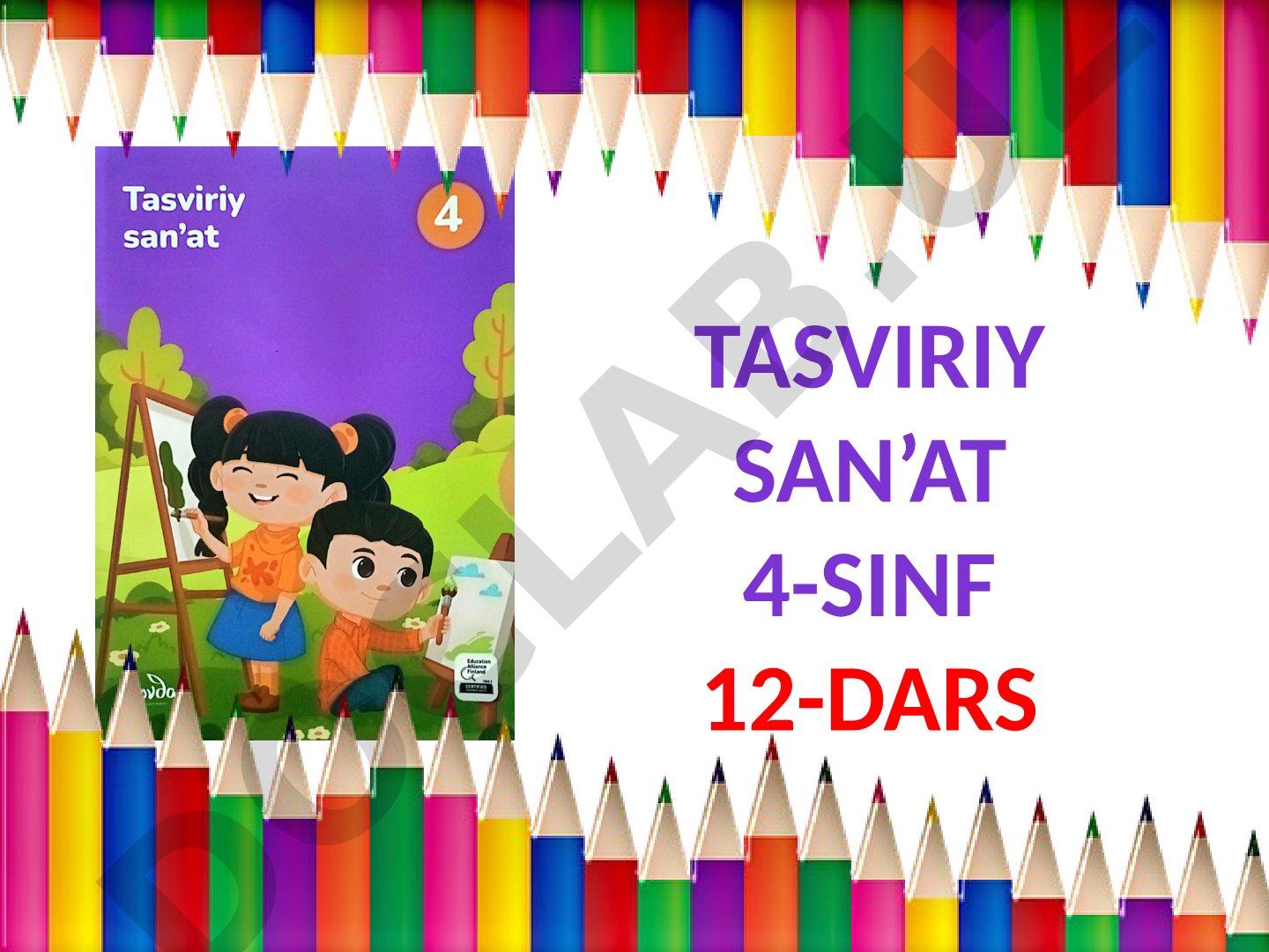 Tasviriy san’at 4-sinf 12-dars