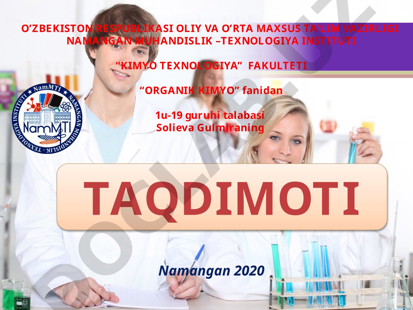 Alkenlar va ularning nomenklaturasi