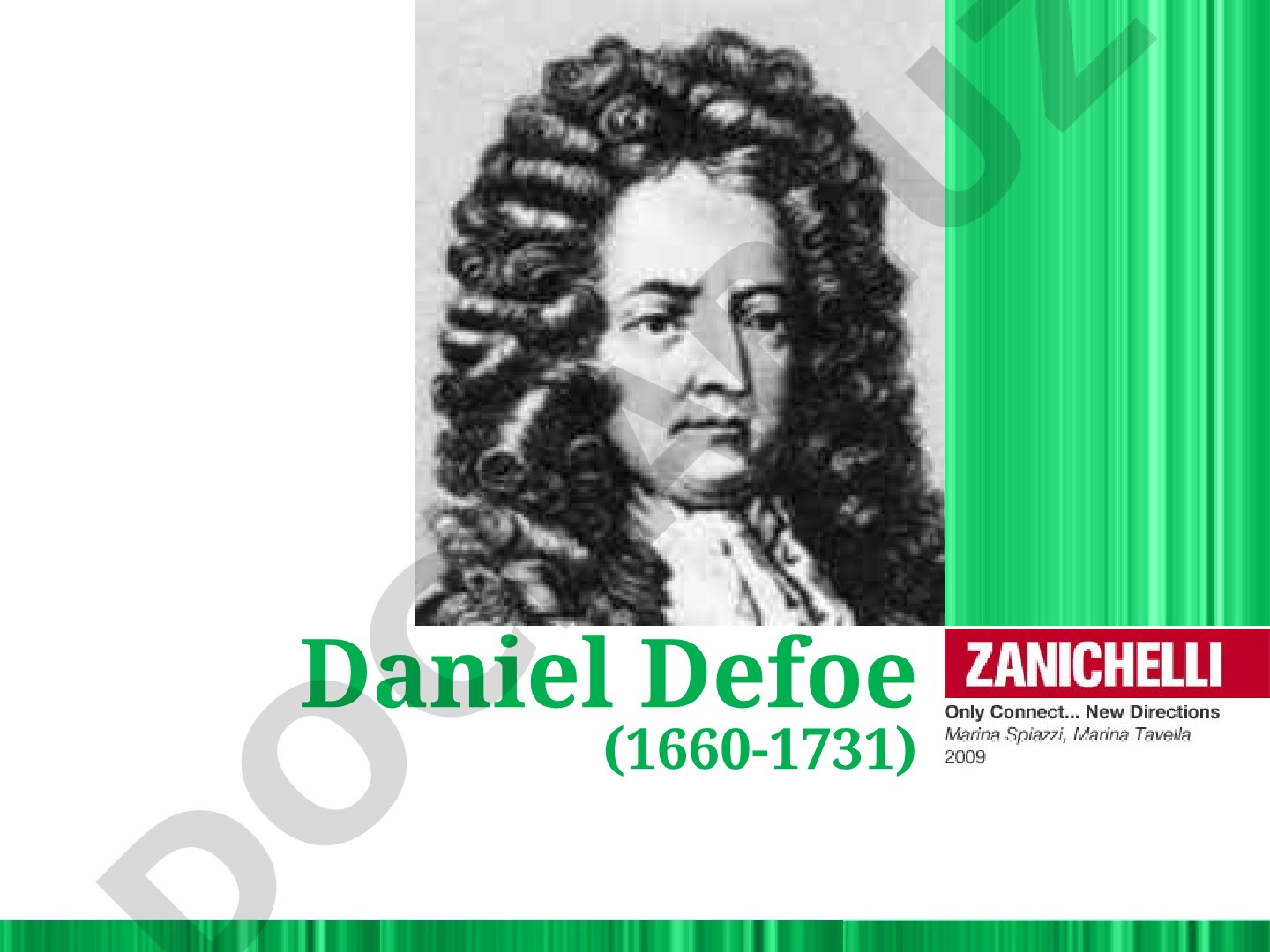 Daniel Defoe's life and works