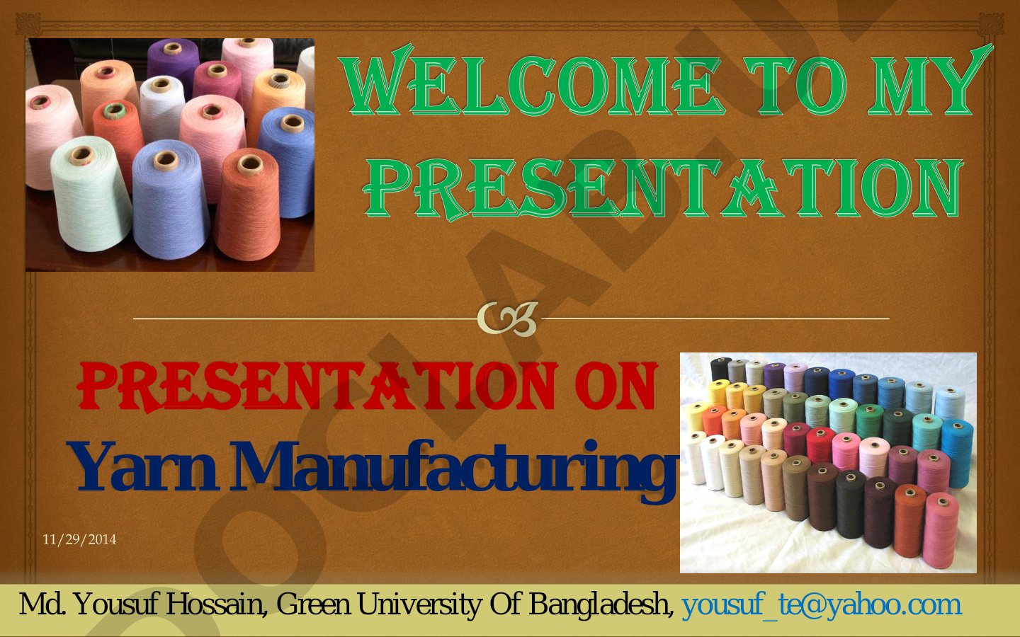 Yarn Manufacturing