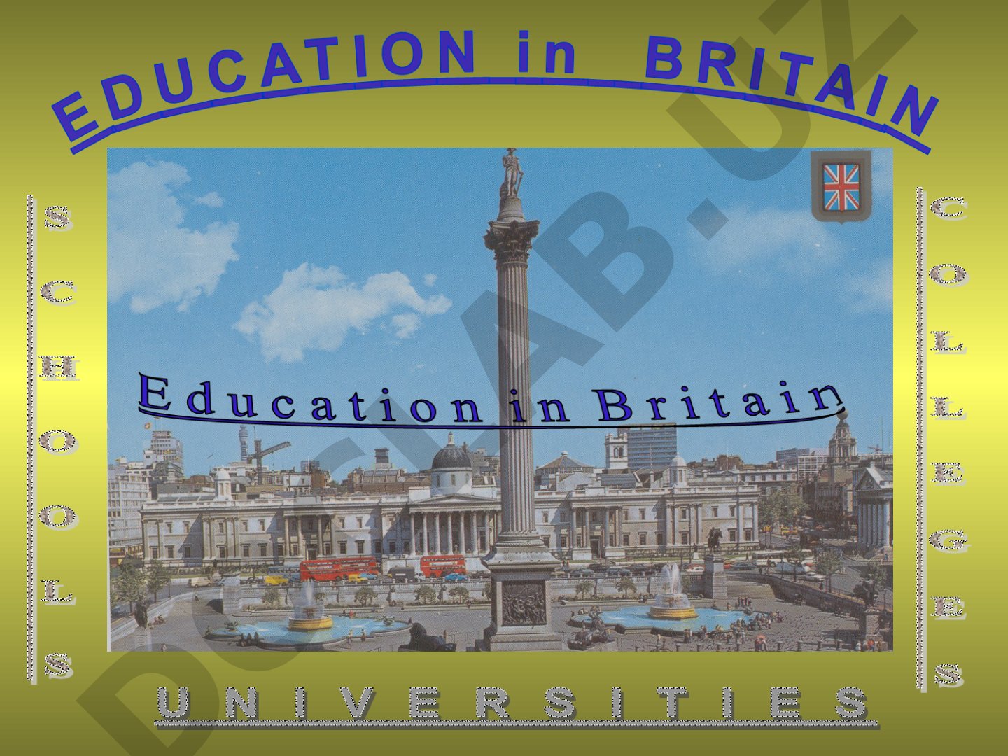 British education system: primary and secondary schools