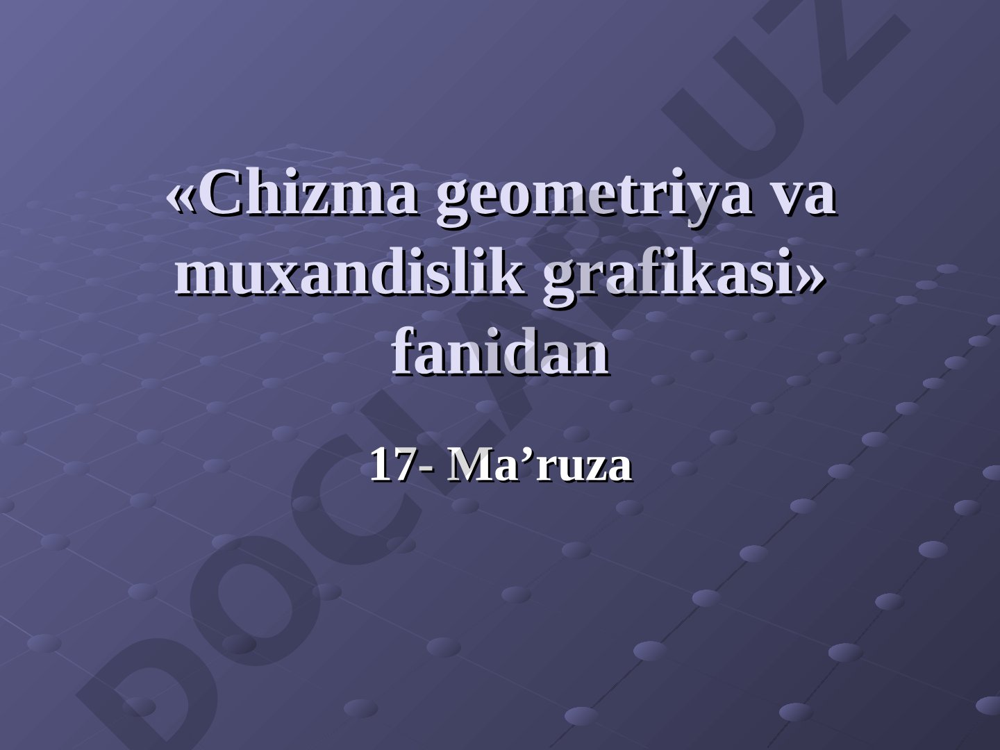 AutoCAD da o'lchov birliklarini o'rnatish, fayllarni saqlash va ochish