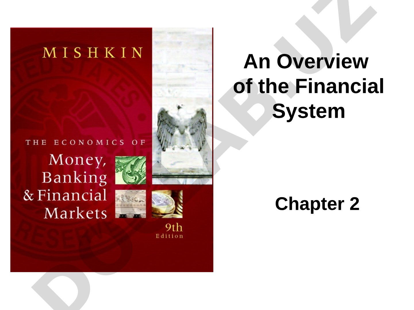 An Overview of the Financial System