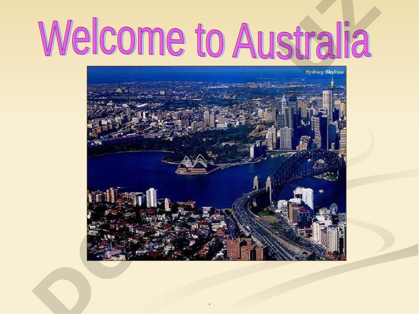 Australia haqida savol-javob va ma'lumotlar