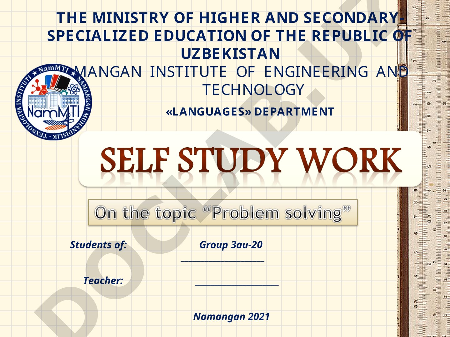 Problem Solving: Group Brainstorming and Creative Solutions