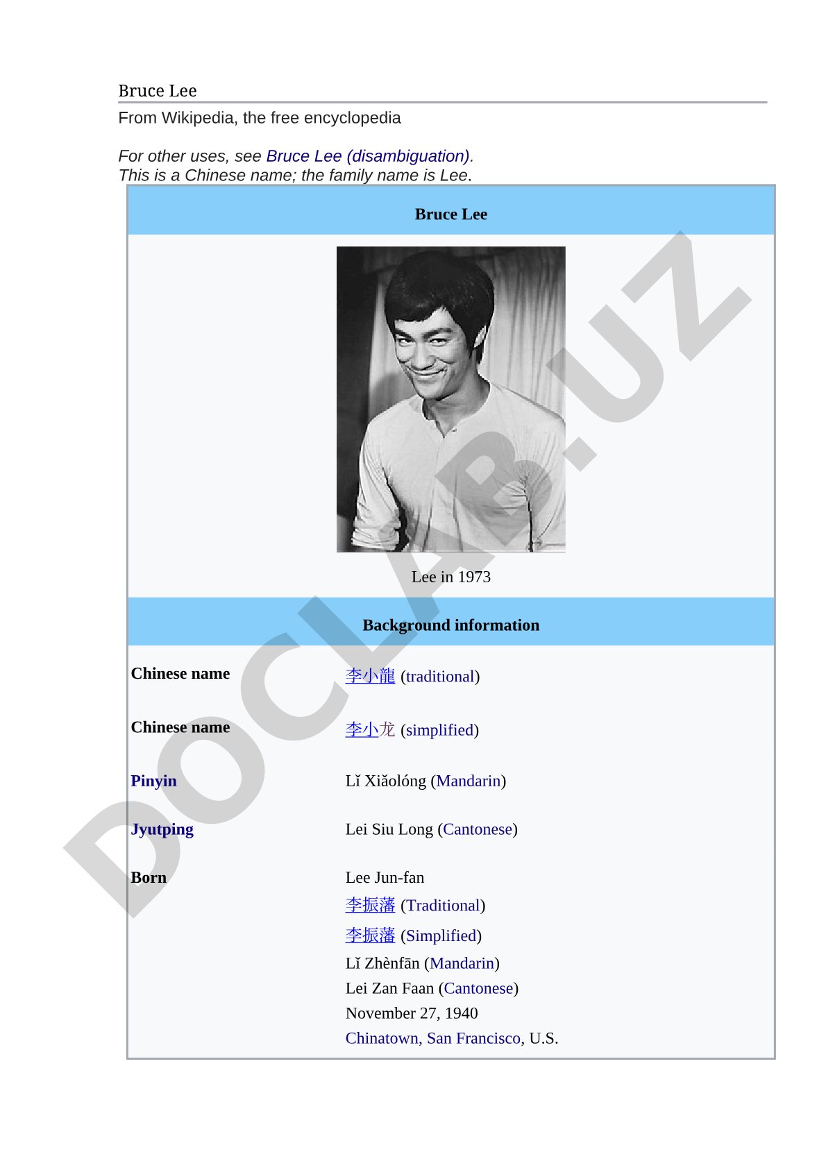 Bruce Lee