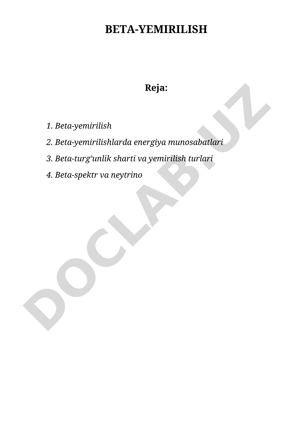 Beta-yemirilish