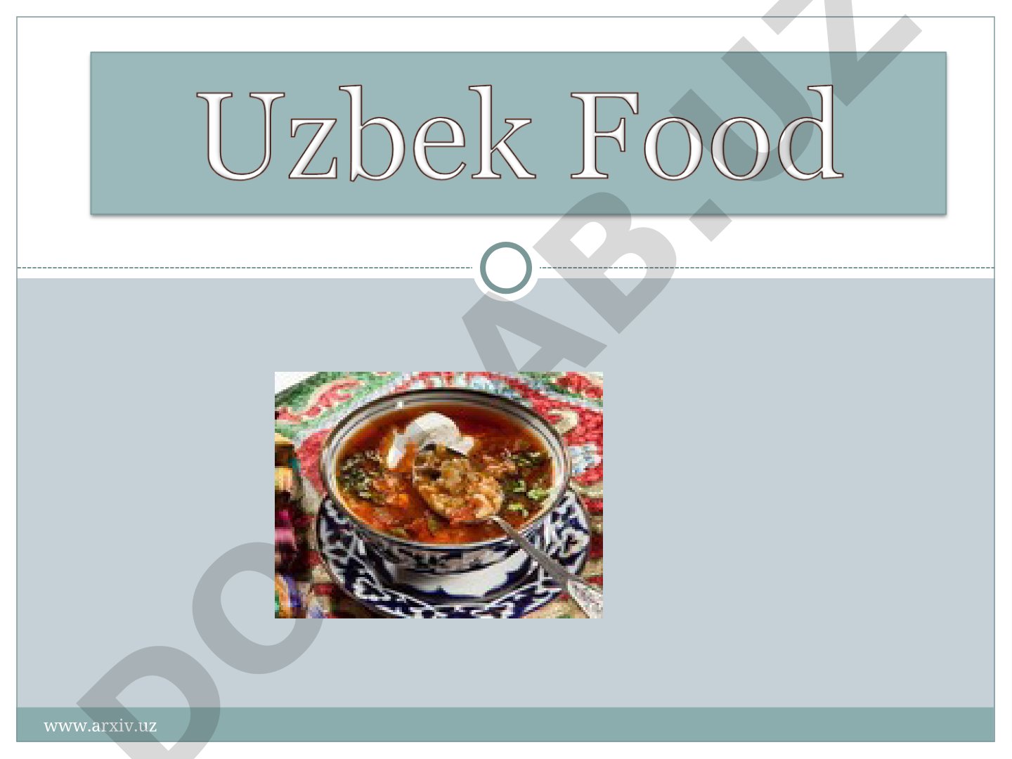 Uzbek cuisine