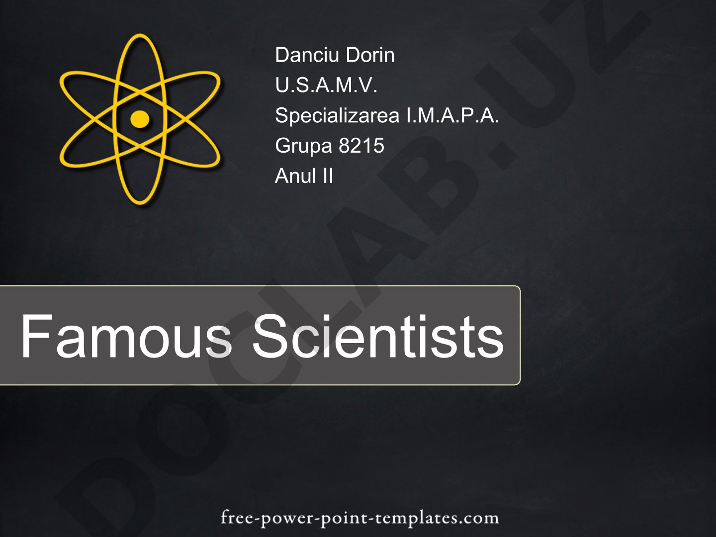 Famous Scientists