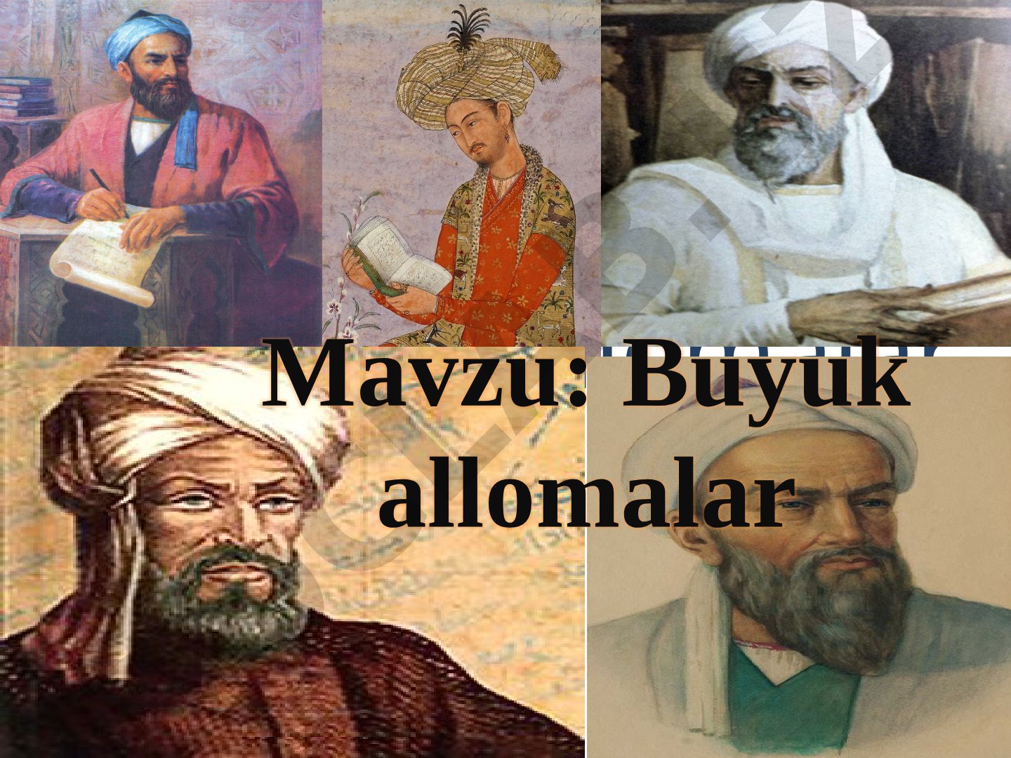 Buyuk allomalar