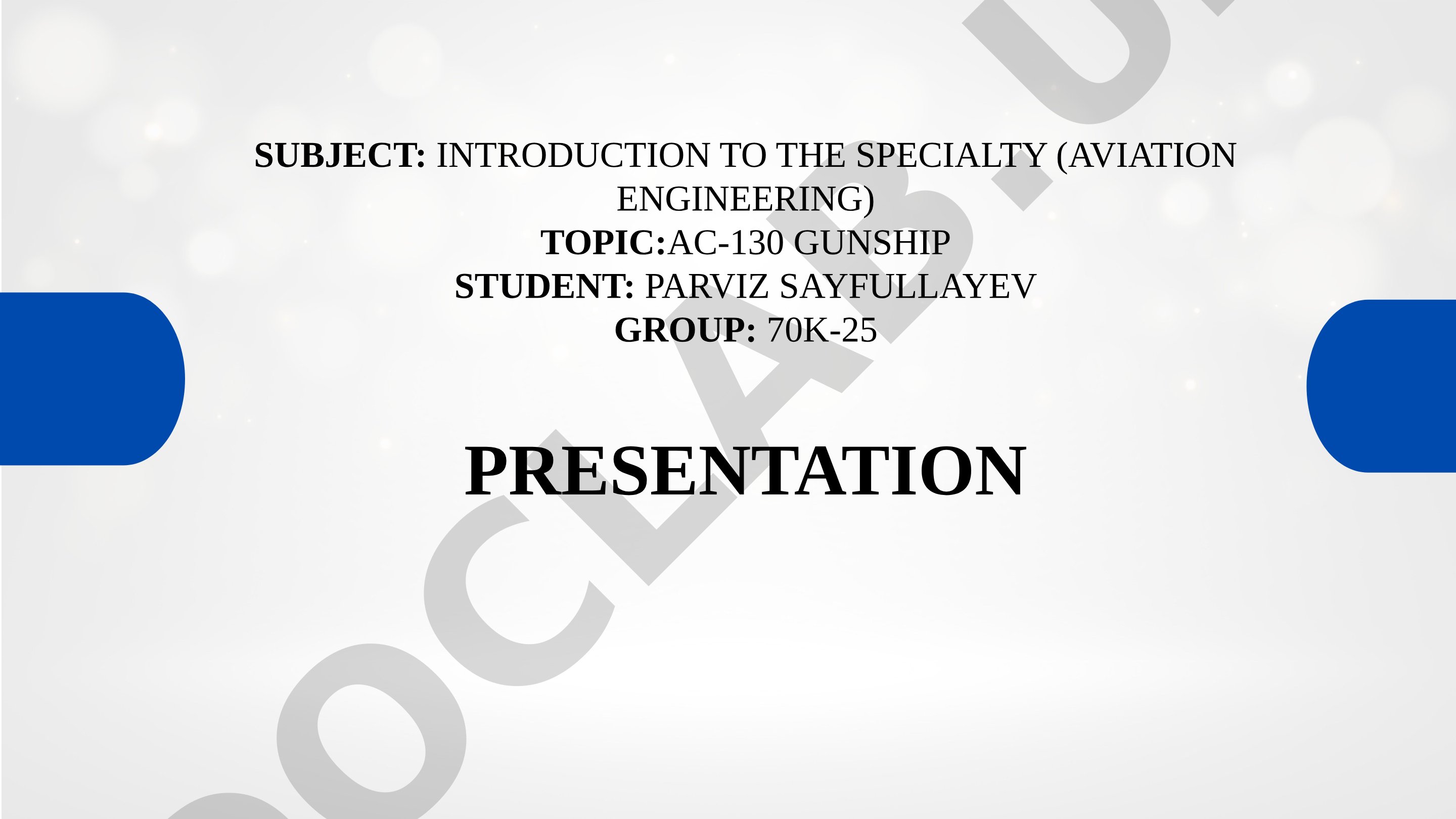 Introduction to the AC-130 Gunship