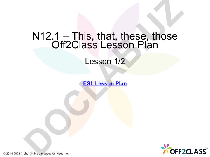 This, that, these, those ESL dars rejasi