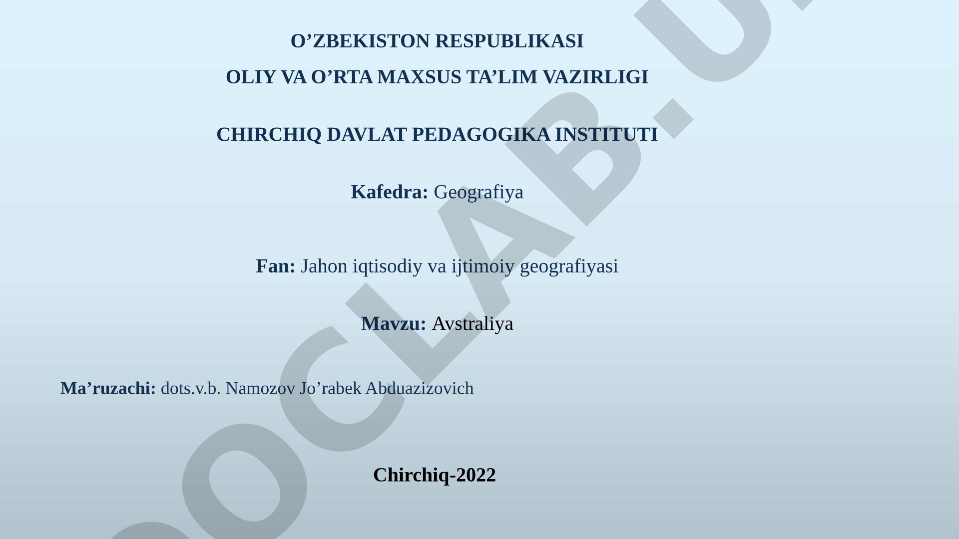 Avstraliya