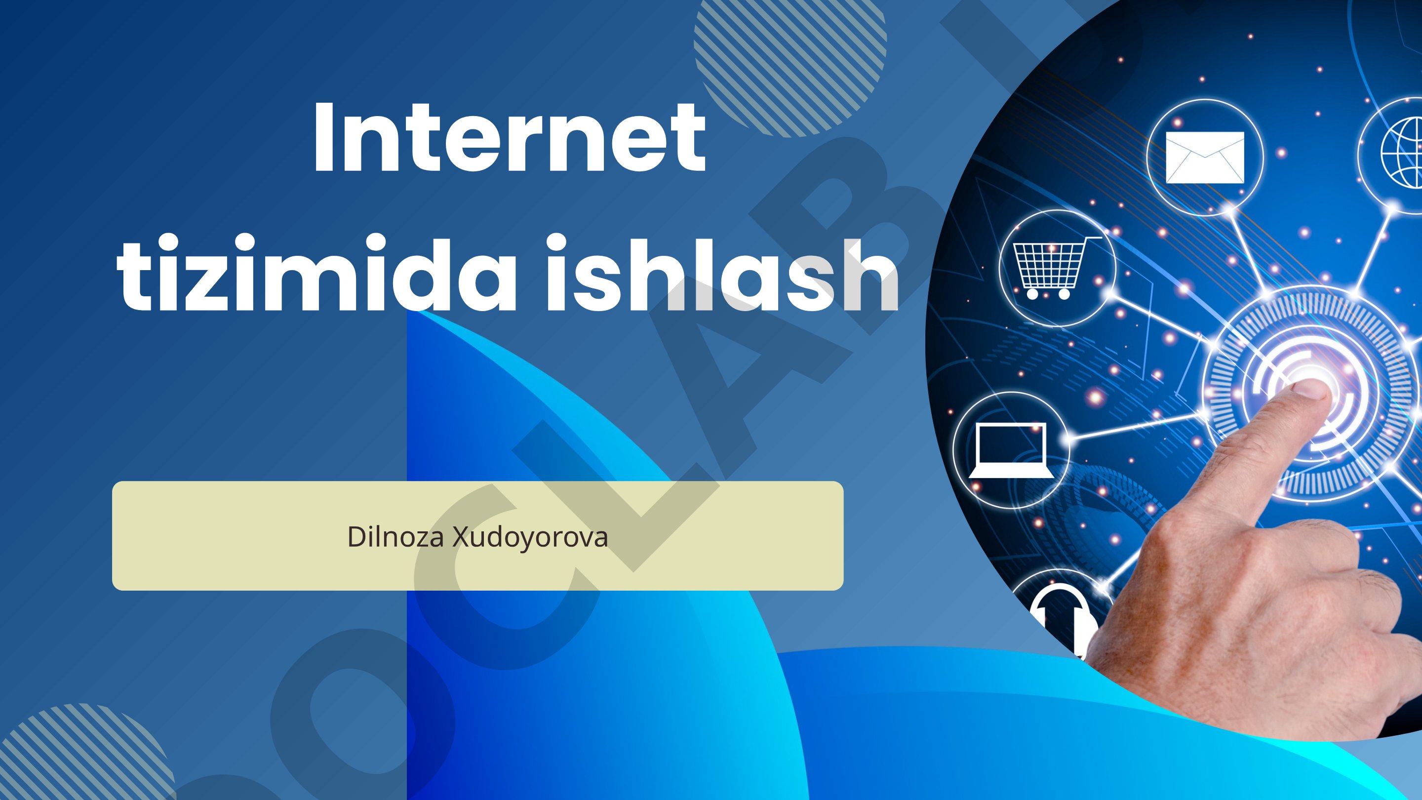 Internet tizimida ishlash