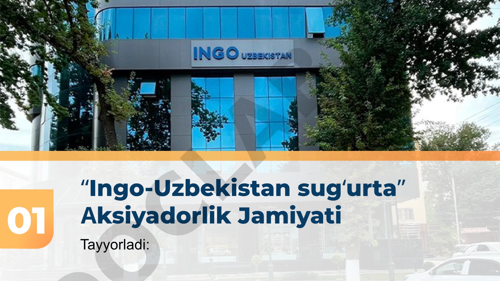 Ingo-Uzbekistan sug'urta aksiyadorlik jamiyatining tashkiliy huquqiy shakli va faoliyat doirasi