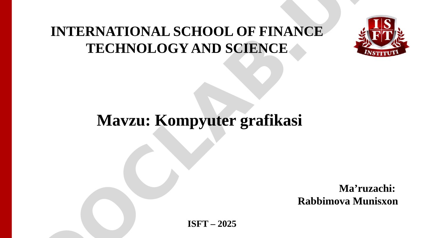 Kompyuter grafikasi