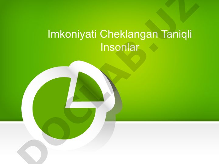 Imkoniyati cheklangan taniqli insonlar haqida taqdimot