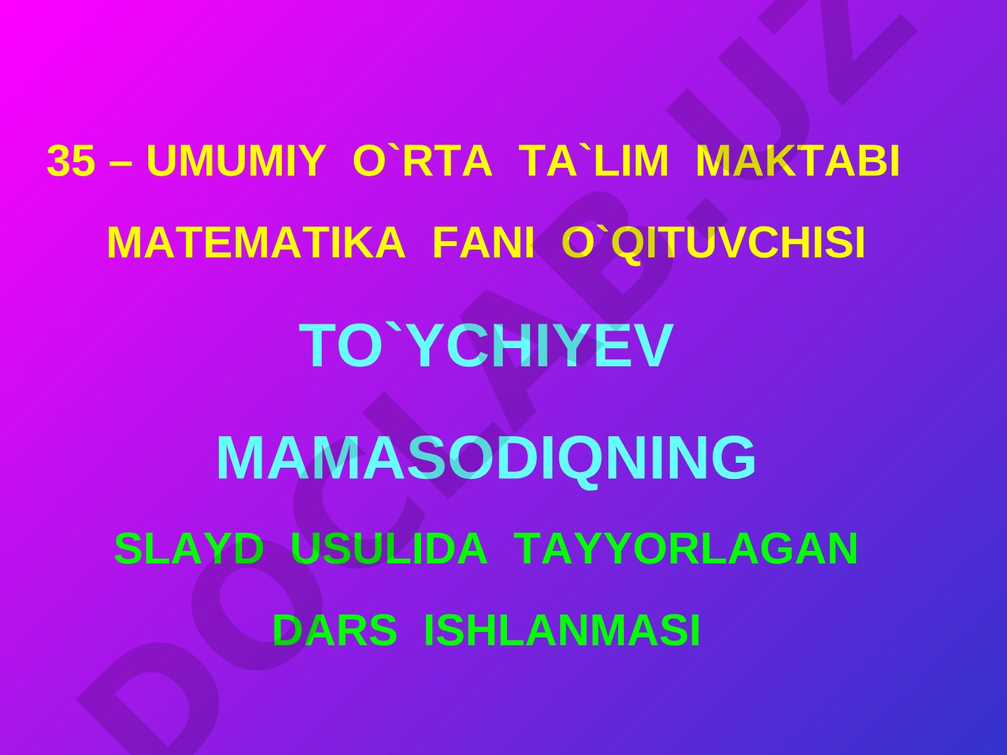 Ko'paytirish qonunlari