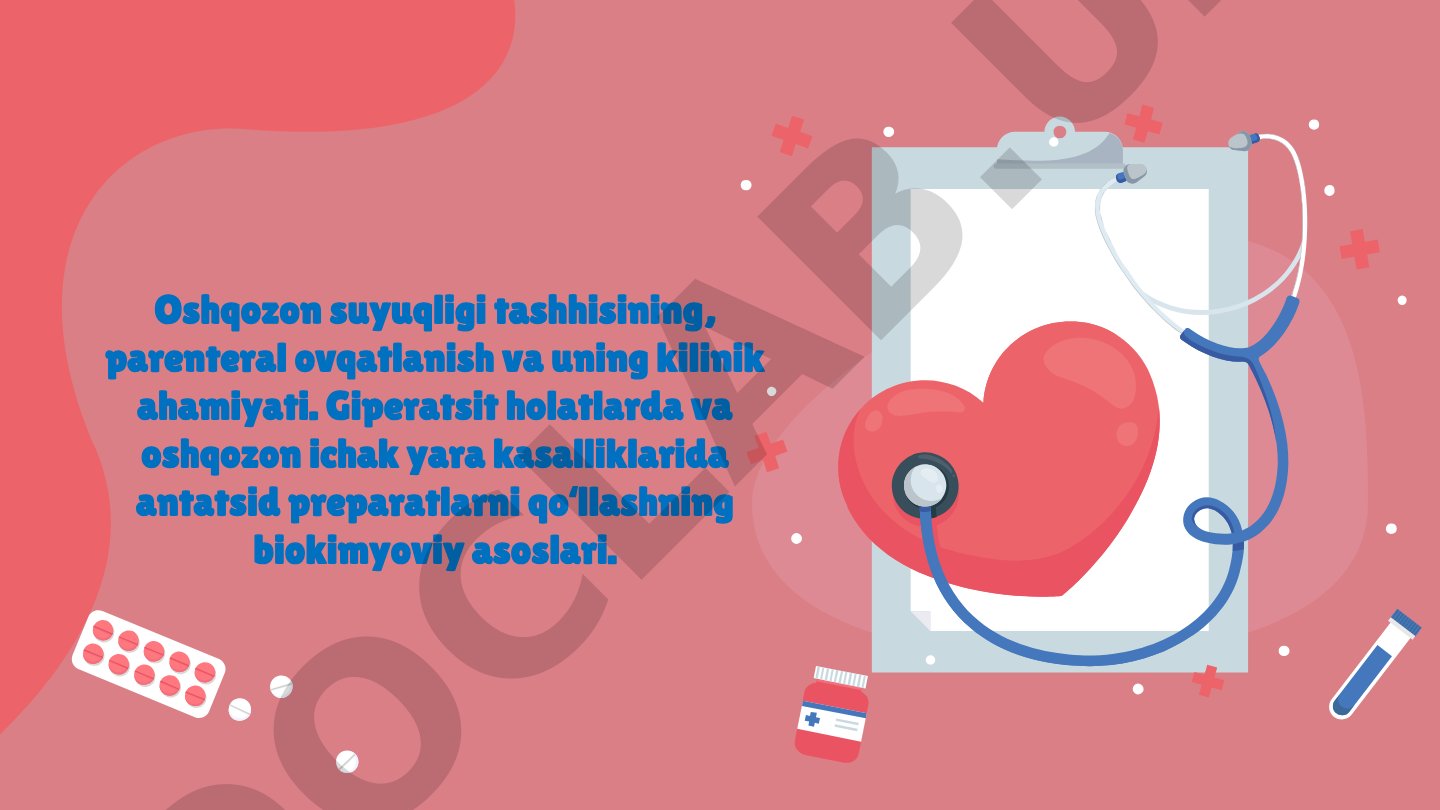 Oshqozon suyuqligi tashhisi va parenteral ovqatlanishning klinik ahamiyati